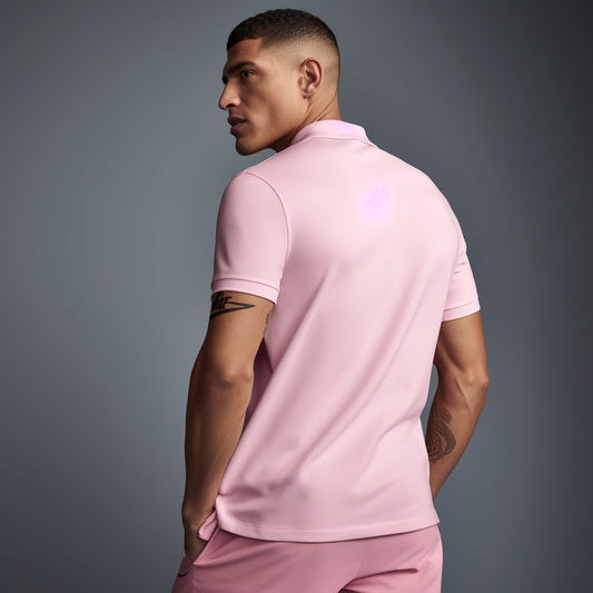 Mens Light Pink Polo T-Shirt for ultra Comfort