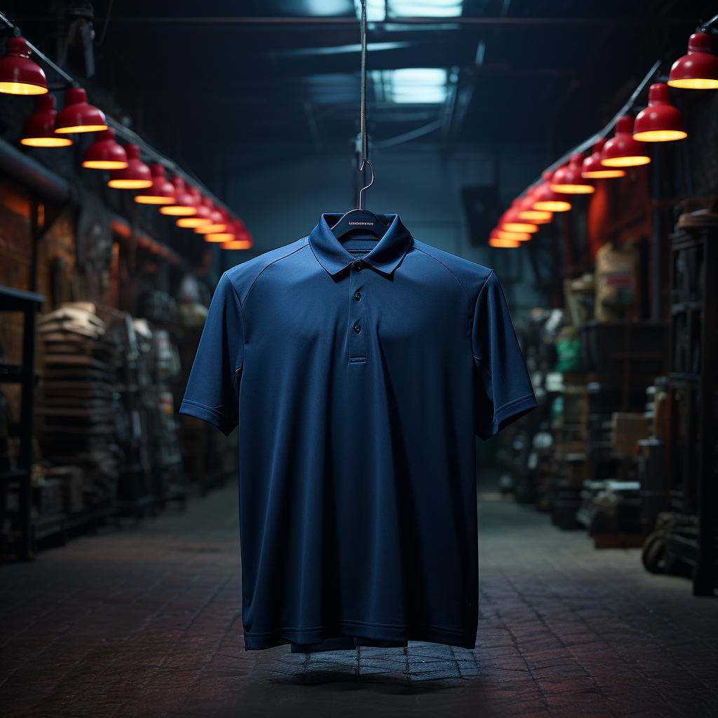 Men's Navy Blue Polo T-Shirt for Premium Comfort