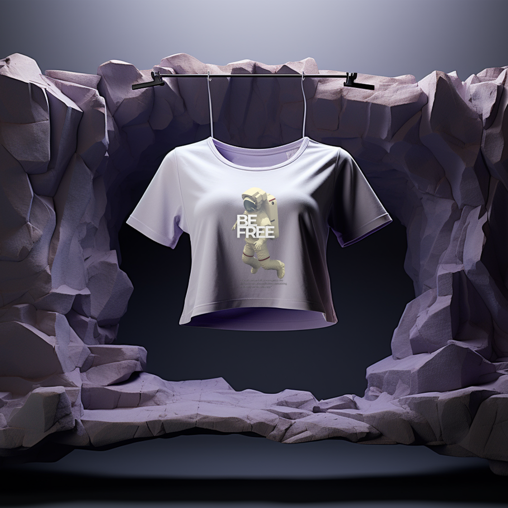 Iris Lavendar Printed T-Shirt - TEENATE