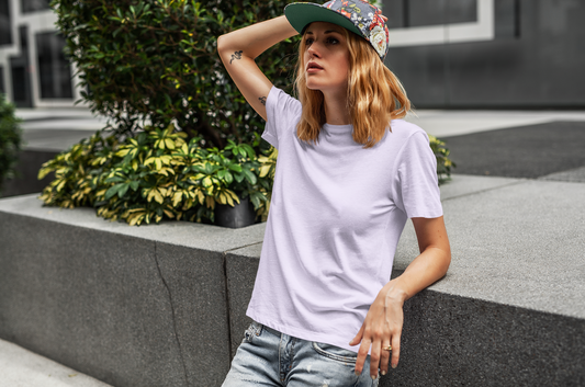 Lilac Calm – Lavender Tee for Women