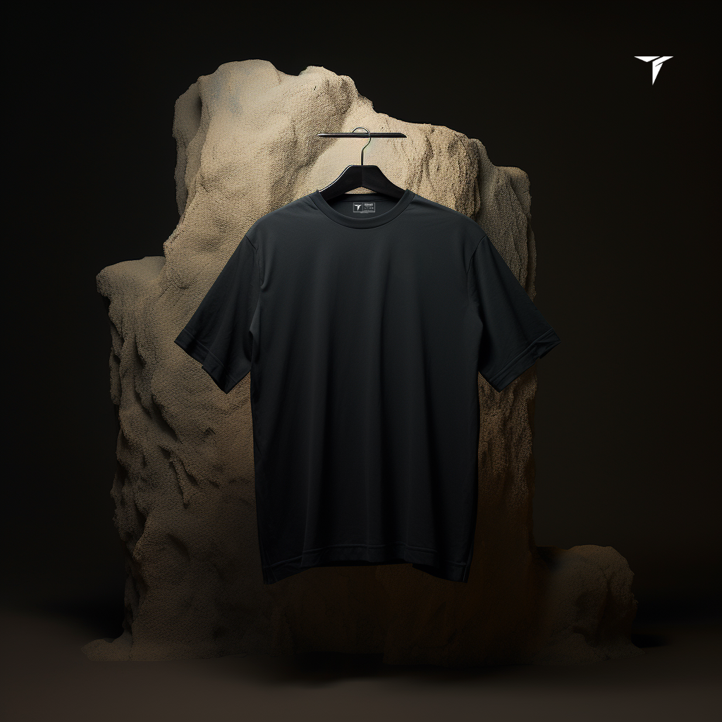 Black Oversized Tshirt — The Sealed Transmission Edition from Teenate