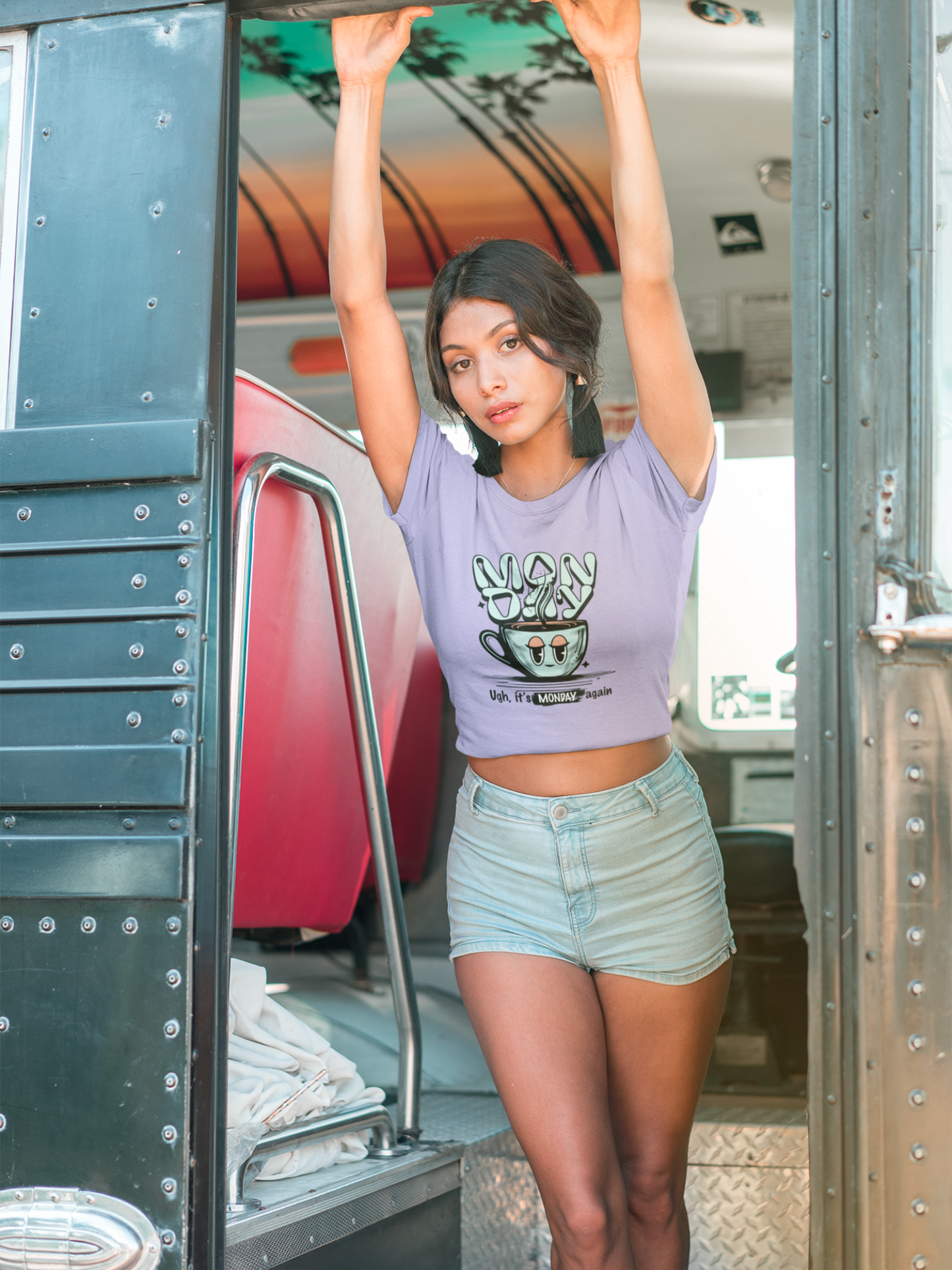 Monday Lavender Crop Top