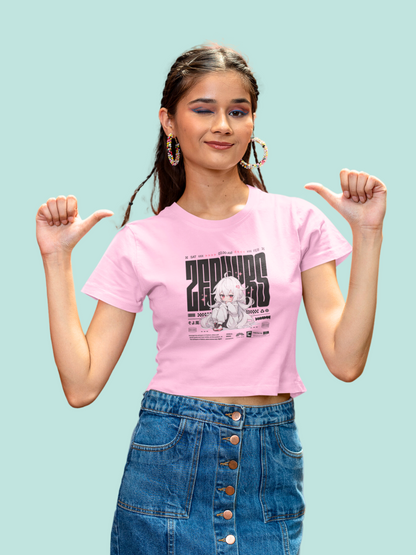 Zephyr Crop Top – Light Pink Crop Top