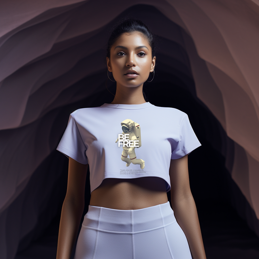 Iris Lavendar Printed T-Shirt - TEENATE