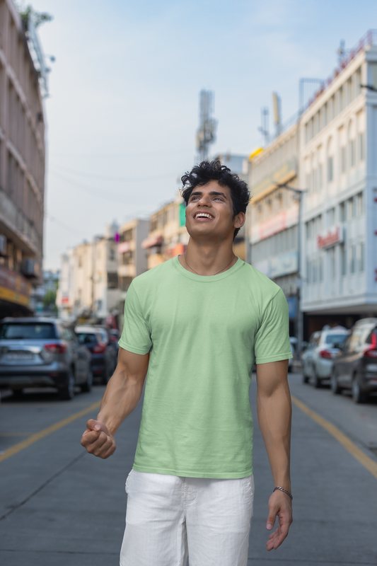 Jade Drift – Regular Fit Tee for Men