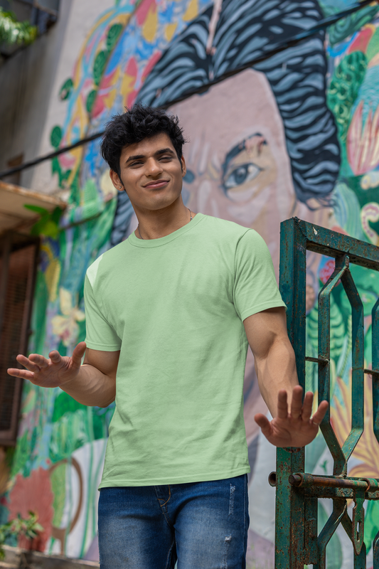 Jade Drift – Regular Fit Tee for Men