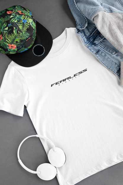 Fearless Mindset - White Round Neck T-Shirt