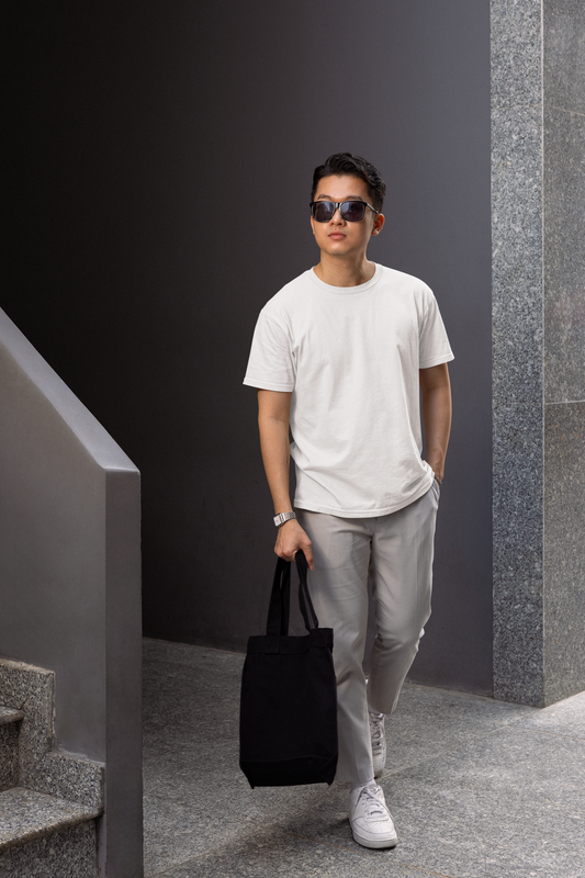 Essential White – Regular Fit Tee for Men