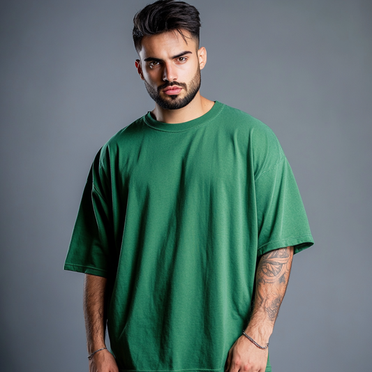 Vibrant Green Oversized T-Shirt