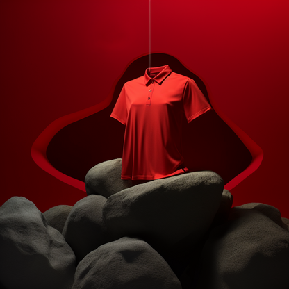 Men's Red Polo T-Shirt for Premium Comfort