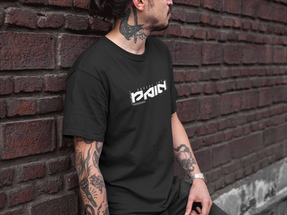 Accept the Pain" Black Round Neck T-Shirt